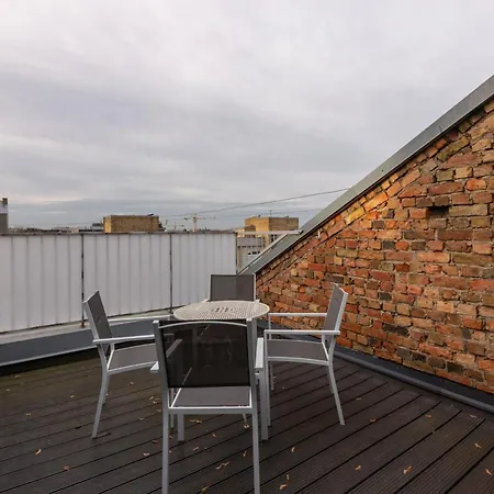 Penthouse With Terrace Апартаменты Рига