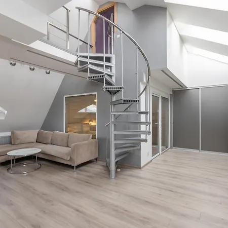 Penthouse With Terrace Рига